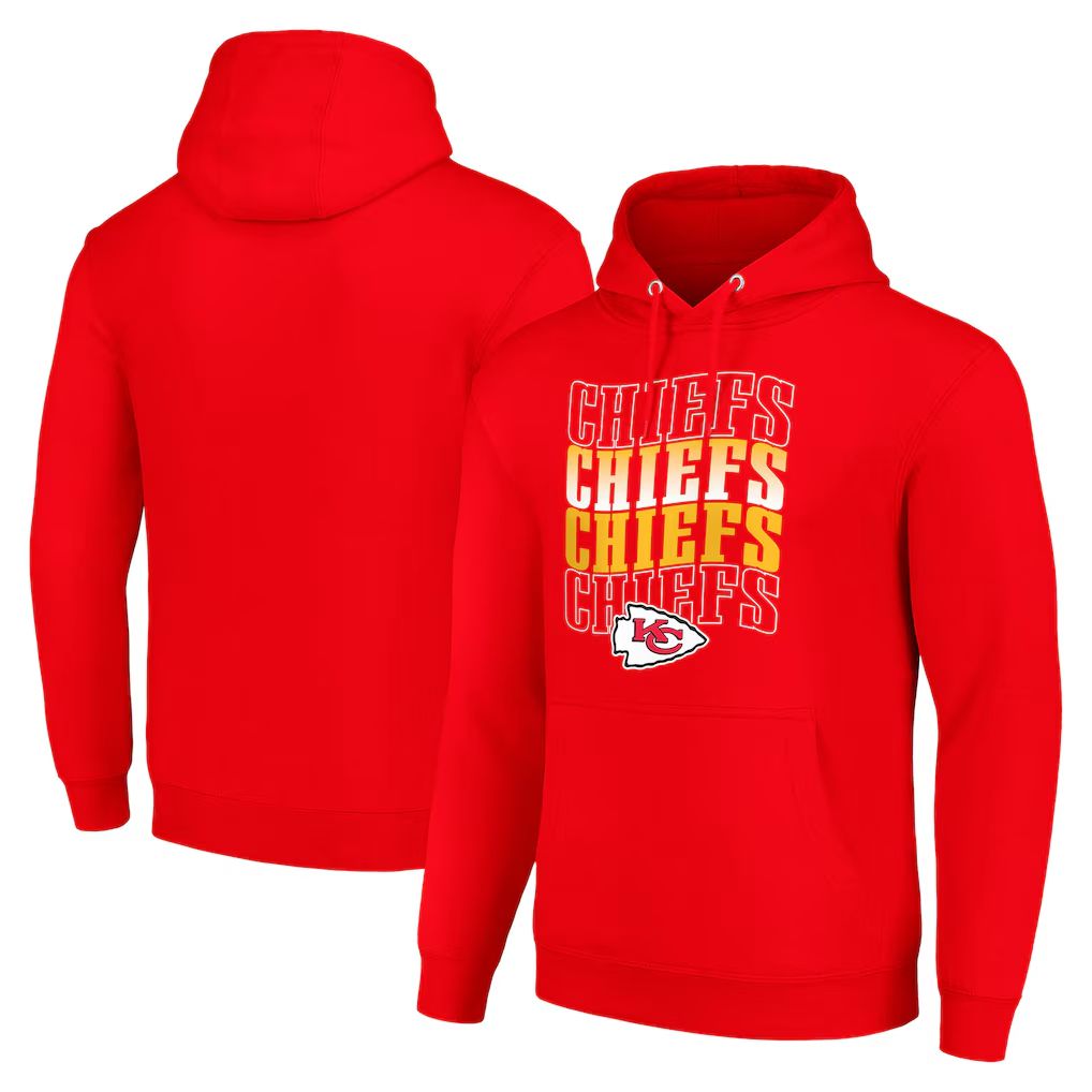 Men 2026 NFL Kansas City Chiefs red Hoodie hooded style 04